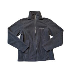 Columbia Interchange Womens 3-in-1 Omni-Heat Black Fleece Jacket Coat Size Small